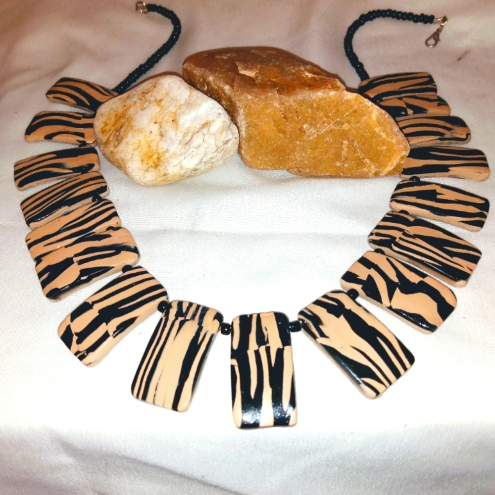 COPY - Polymer clay necklace, handmade by me